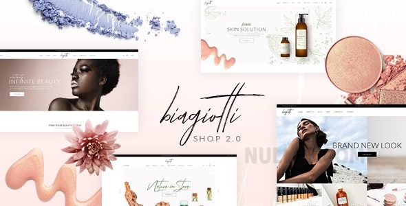 Biagiotti v3.4 – WordPress美容和化妆品店主题插图