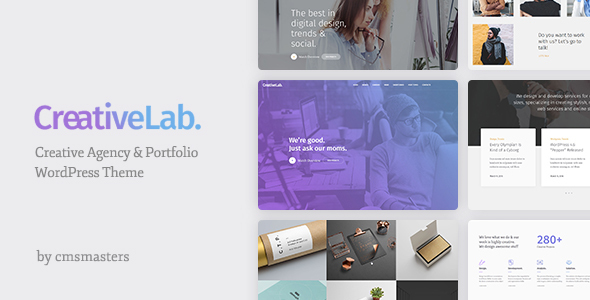 Creative Lab v1.2.5 – 创意工作室组合和代理 WordPress 主题