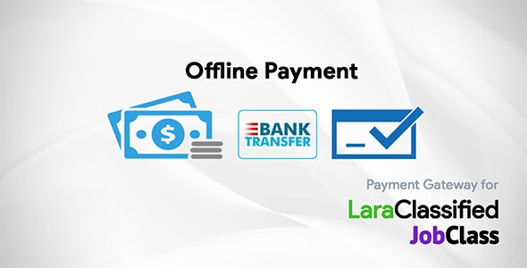 Offline Payment Gateway  v3.1 – LaraClassified 和 JobClass 离线支付网关插件插图