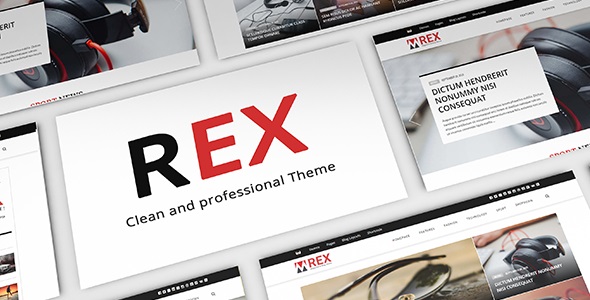 The REX v4.3 – WP 杂志和博客主题插图