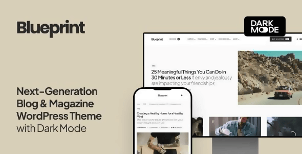 Blueprint v1.0.7 – 下一代博客和杂志主题插图
