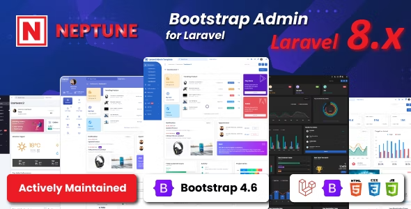 Neptune Laravel Admin UI Template v1.0.12插图