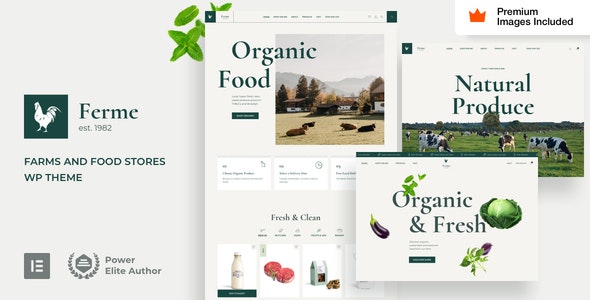 Ferme v9.13 – 食品店和农场 WooCommerce WordPress 主题插图