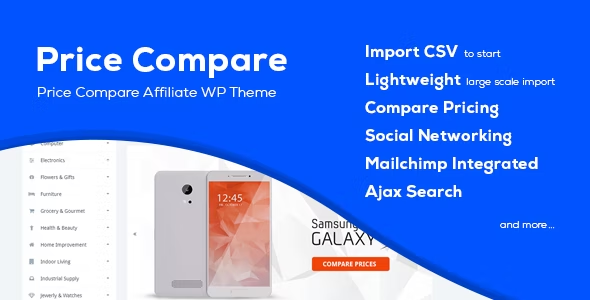 Price Compare v2.4 – WordPress 成本比较主题插图