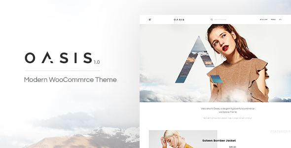 Oasis v1.3.1 – 现代 WooCommerce 主题插图