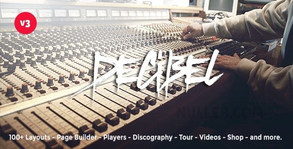 Decibel v3.8.40 – WordPress专业音乐主题插图