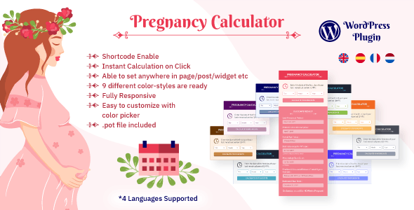 WP Pregnancy Calculator v2.4插图