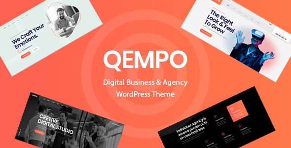 Qempo v1.3.9 – 数字代理服务WordPress主题插图