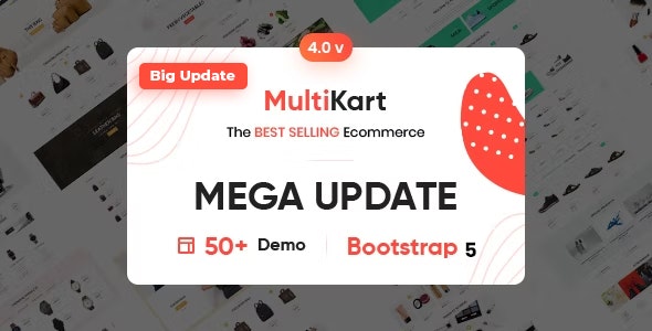 Multikart v4.0 - 电子商务 HTML + 管理员 + 电子邮件 + 发票模板插图