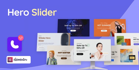 Wiloke Hero Slider Widget for Elementor v1.0.19插图