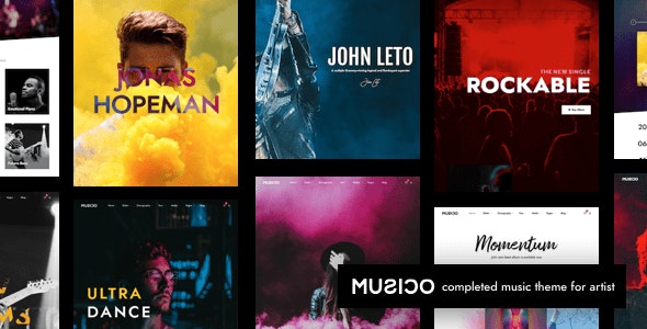Musico v3.3.1 – WordPress主题插图