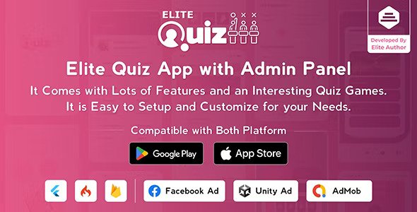 Elite Quiz v2.3.2 – 问答游戏 – Flutter 完整应用程序 + 管理面板插图
