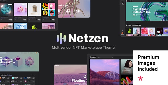 Netzen v1.0 – 多供应商 NFT 市场主题插图