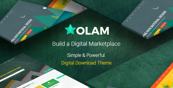 Olam v4.6.2 – Easy Digital Downloads Marketplace WordPress 主题插图