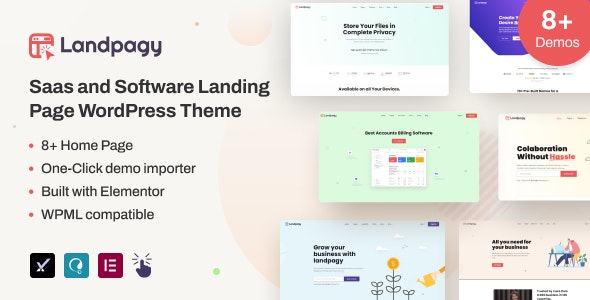 Landpagy v1.8.1 – 多用途登陆页面 WordPress 主题插图