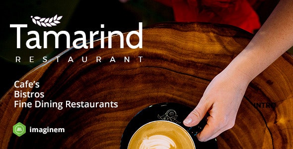 Tamarind v3.1 – WordPress餐厅主题插图
