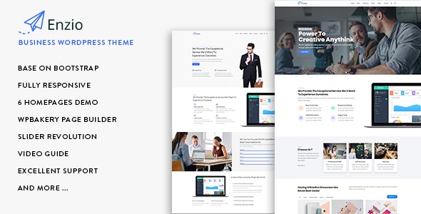 Enzio v1.1.2 – 响应式商务 WordPress 主题插图