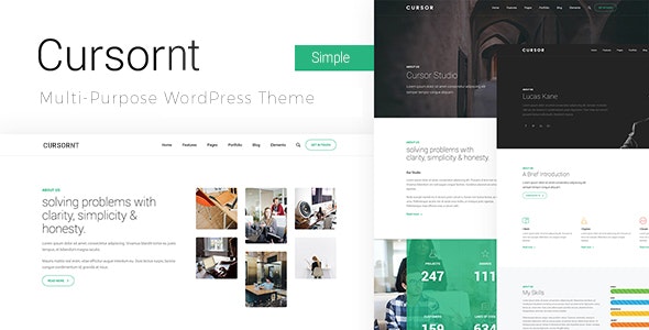 Cursornt v2.3.1 – Startup Business WordPress 主题插图