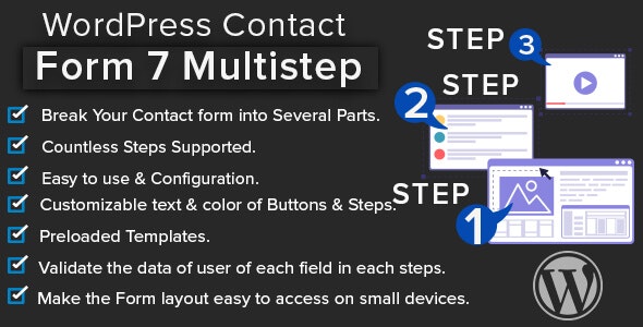 WordPress Contact Form 7 Multistep v1.3.1插图