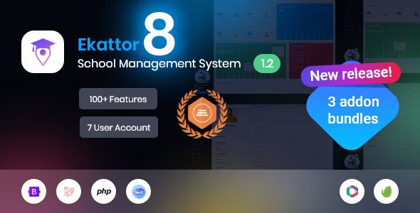 Ekattor 8 School Management System (SAAS) v2.2.1插图
