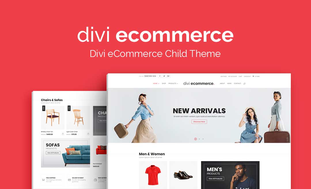 Divi Ecommerce v1.3.1 – Woocommerce Divi儿童主题插图