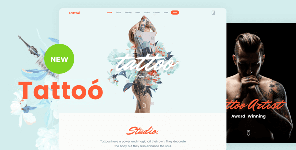 Tattoo v16.6 – WordPress纹身主题插图