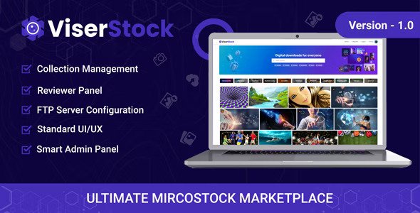 ViserStock v2.1（已汉化） – Ultimate Microstock Marketplace插图