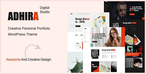 Adhira v2.0.1 – Creative Agency Portfolio WordPress Theme插图