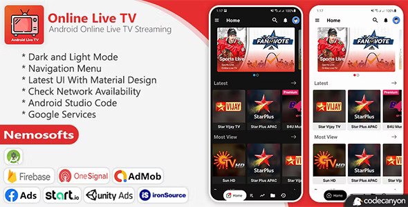 Android Online Live TV Streaming v10.3插图