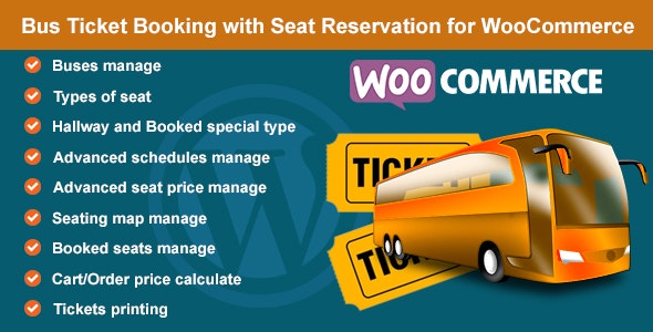 Bus Ticket Booking with Seat Reservation for WooCommerce v1.8插图