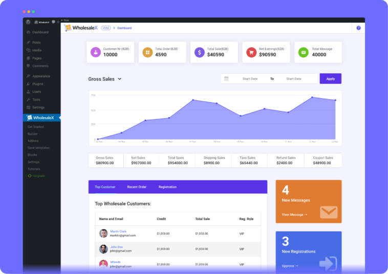 WholesaleX Pro v1.4.6(已汉化85%) – WooCommerce B2B + B2C 混合解决方案的最简单解决方案