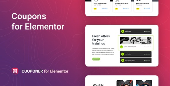 Couponer v1.1.5 – Elementor折扣券插件插图