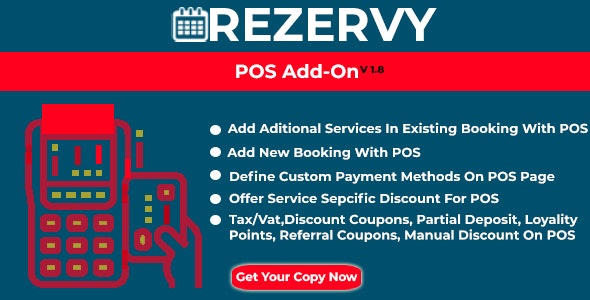 Rezervy v1.8 – 用于预订和多付款管理的销售点系统(POS 插件)