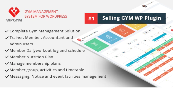 WPGYM v6.5（已汉化） – WordPress 健身房管理系统插图