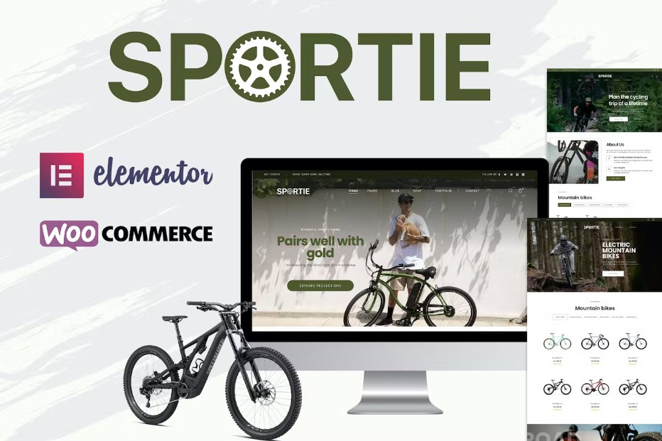 Sportie v1.0.5 – Elementor WooCommerce 主题插图