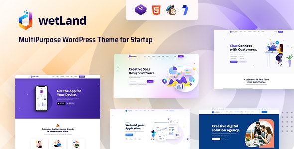 Wetland v1.0.9 – MultiPurpose WordPress Theme for Startup插图