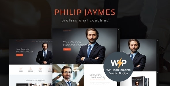 PJ v3.0 – WordPress 生活与商业教练主题插图