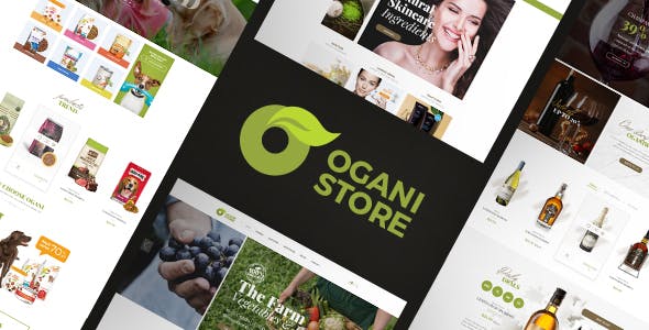 Ogani v1.3.3 – WooCommerce 有机食品商店主题插图