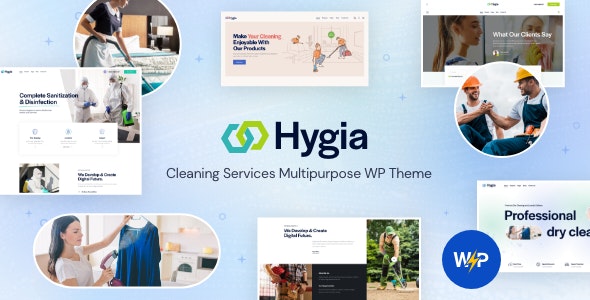 Hygia v1.8 – WordPress 清洁服务多用途主题插图