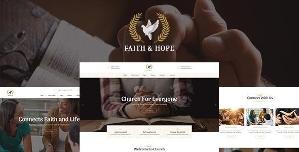 Faith & Hope v2.2.0 – A Modern Church & Religion Non-Profit WordPress Theme插图