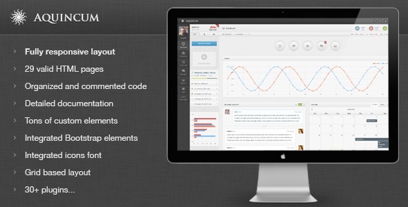 Aquincum v1.2 - 高级响应式管理模板插图