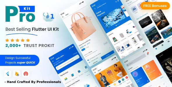 ProKit Flutter v5.17.0 - 最畅销的 Flutter UI 套件插图