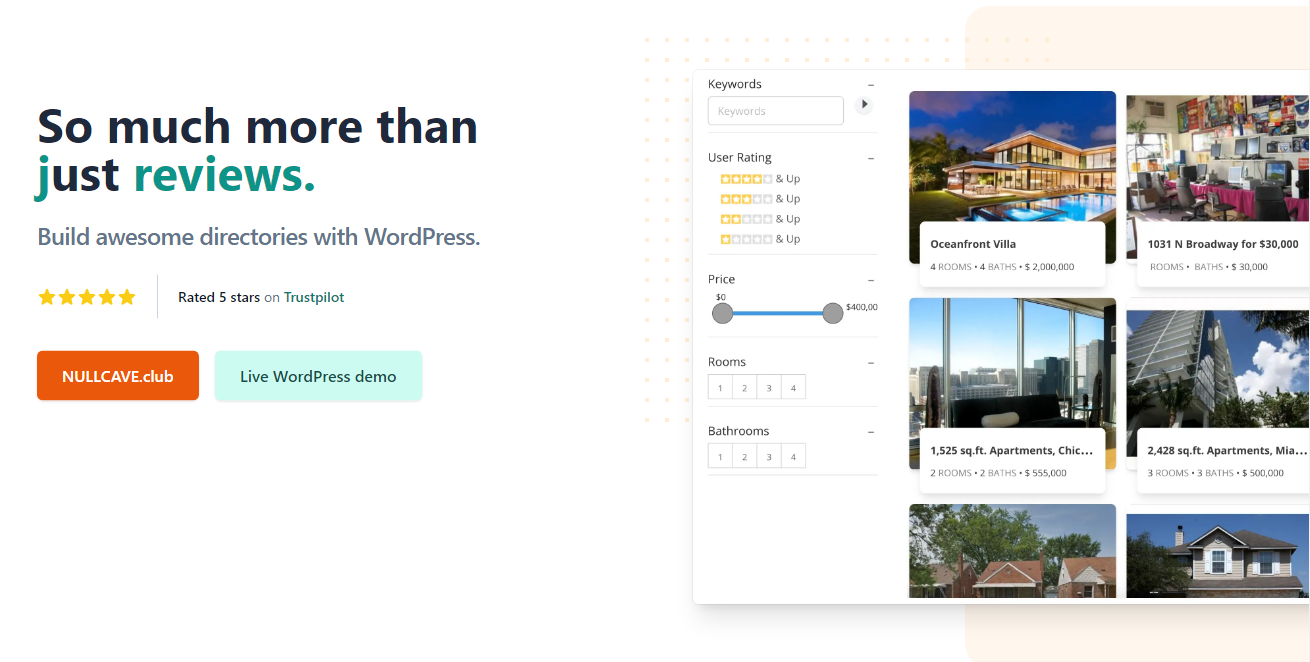 JReviews v4.2.5 – WordPress 目录和评论插件插图