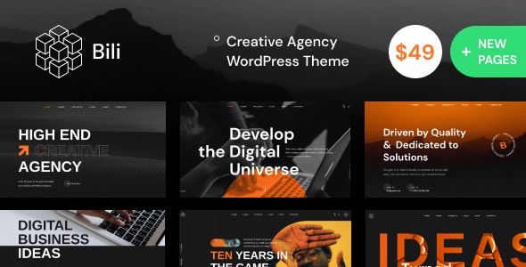 Bili v1.0.10 - WordPress Creative Agency主题插图