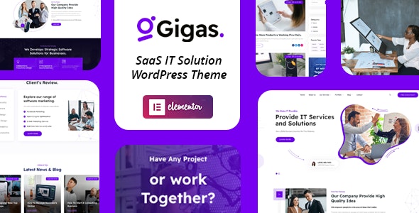 Gigas v1.1 - WordPress SaaS Theme插图