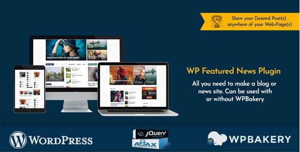 WP Featured News Pro v1.6.0 - 自定义帖子列表插件插图