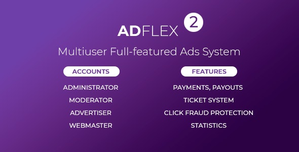 AdFlex v2.0.7 – 多用户全功能广告系统插图