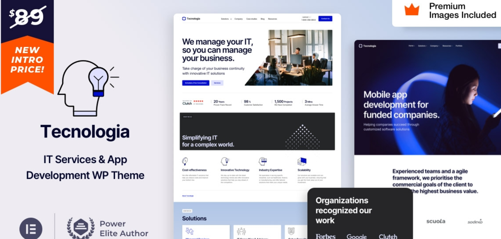 Tecnologia v20.0 – WordPressIT 服务和应用程序开发主题