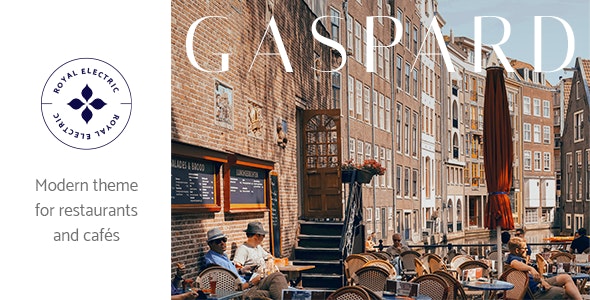 Gaspard v1.3 – 餐厅和咖啡店主题插图
