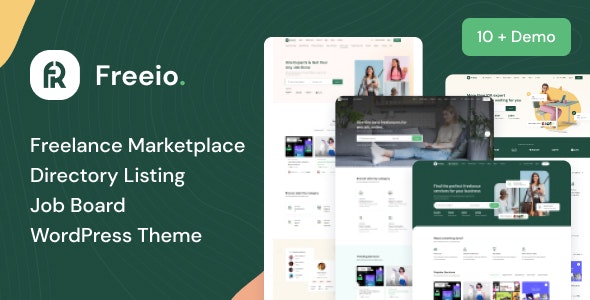 Freeio v1.3.14 – 自由市场 WordPress 主题插图